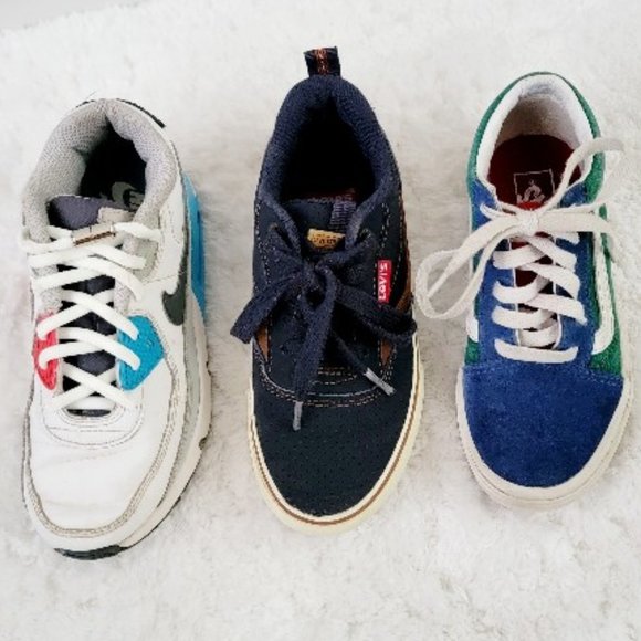 Nike Other - Nike Vans And Levi's Kids Shoes Bundle